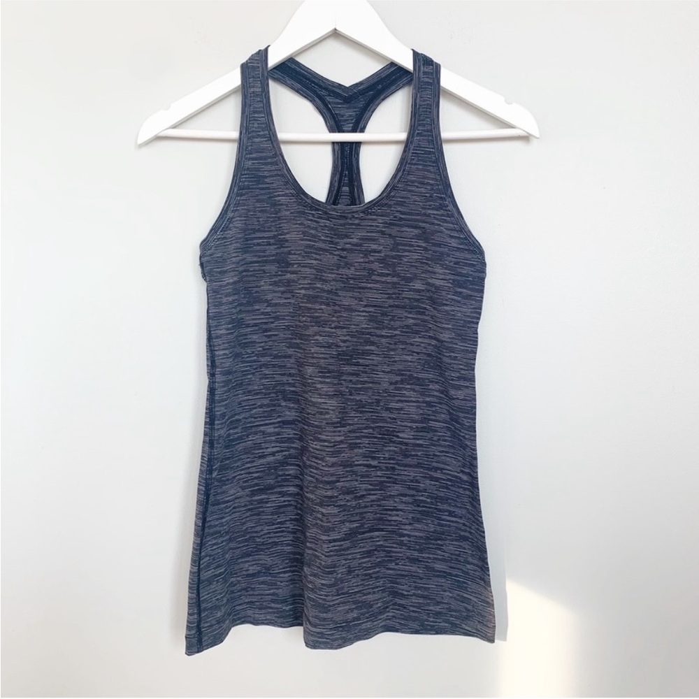 Lululemon Gray Racerback Tank, EUC, women’s size 6